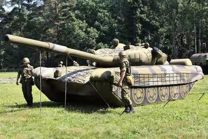 上林部队充气坦克